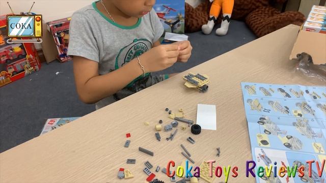 Collection Coka Assembled Lego_ Set 1 Assembled Lego Tank❤Coka Toys Reviews TV❤
