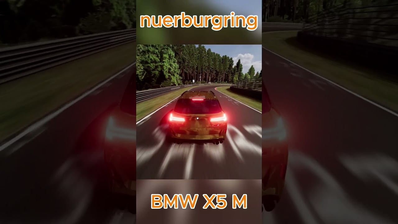 BMW X5 M/Nürburgring/BeamNG #shorts