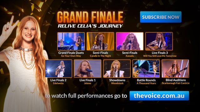 Relive Celia Pavey's Journey: The Voice Australia Season 2