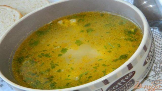 Суп с курицей и фасолью
