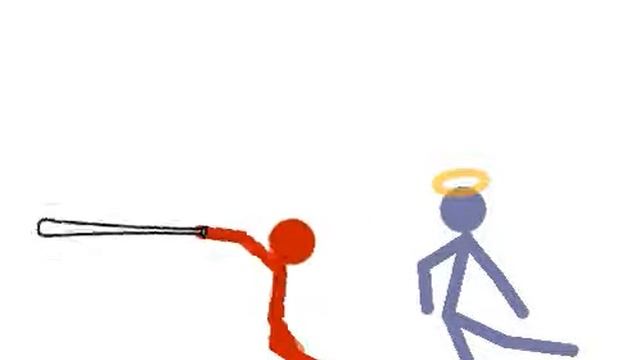 Red vs blue битва.(Рисуем мультфильмы)первое видео