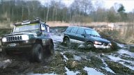 KIA Sportage за УАЗами в раскисшее поле, реально? Разведка боем, грязь, поле, вода