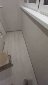 установка тёплой пвх рамы с отделкой балкона