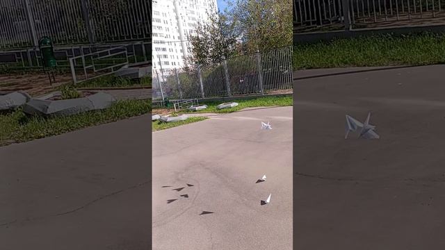 Днём после школы пустить все самолёты которые сделал на последнем уроке