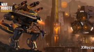 War Robots: Режим "Истребление", стою в центре карты и чисто буква "Ю"