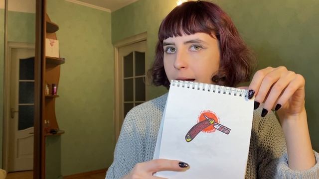 АСМР Мои рисунки/таппинг/звуки перелистывания страниц