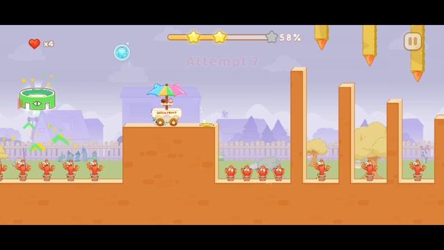 прохожу уровень Unity в Cat Dash