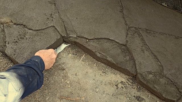 Изготовление отмостки. Продолжение.