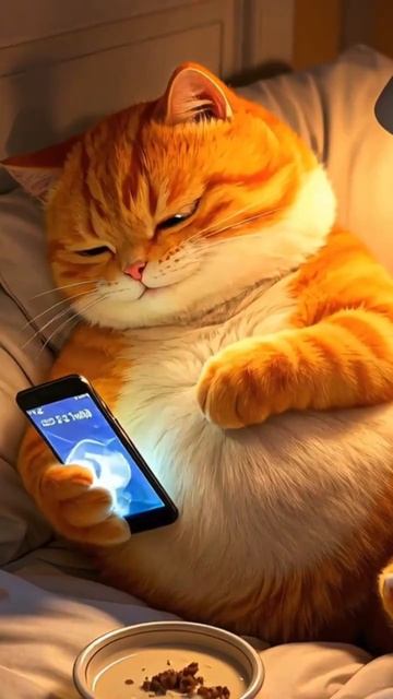 Спокойной ночи с котиком