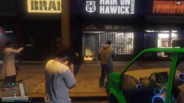 GTA Online. Очередь в парикмахерскую.