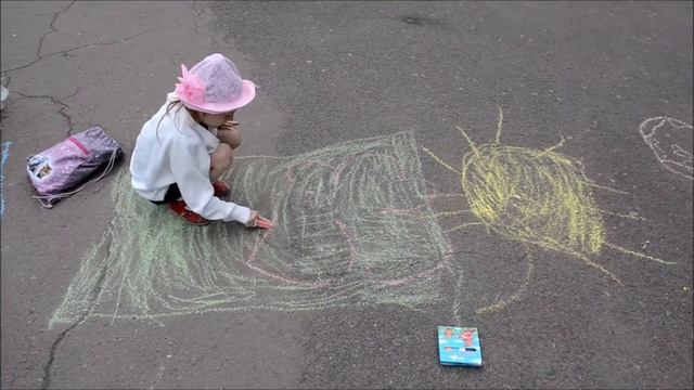 рисунки на асфальте