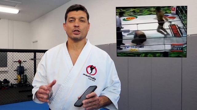 Karate vs MuayThai! Chinzo Machida's first MMA fight!