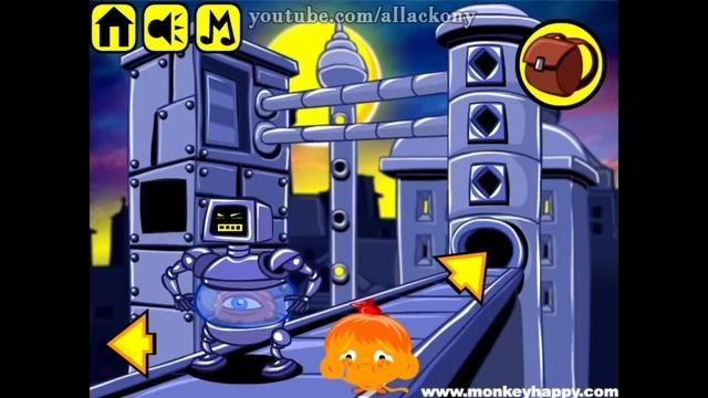 Monkey GO Happy Stage 418 The Package Chapter 1 / Счастливая обезьянка: Уровень 418 Посылка Часть 1