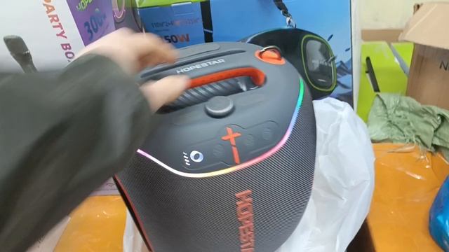 КОЛОНКА HOPESTAR PARTY BOX 600 ✅ 300w + 2 Микрофона 🔥