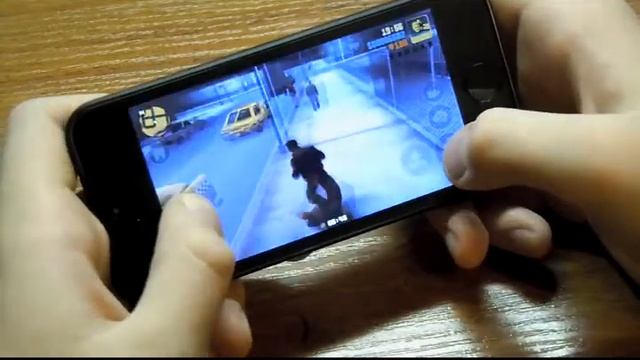 Обзор игры Gta lll на iPhone 5s.