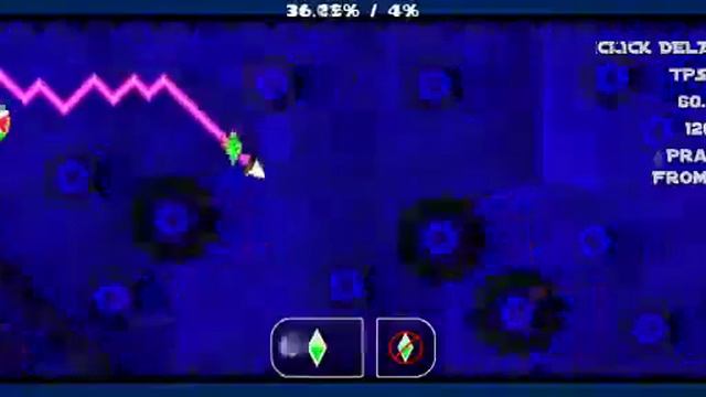 Играю в Geometry Dash