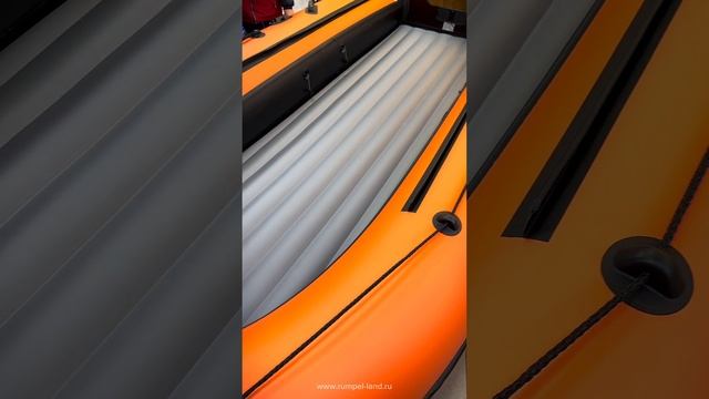 Оранжевая лодка KITT BOATS 430 НДНД для клиента