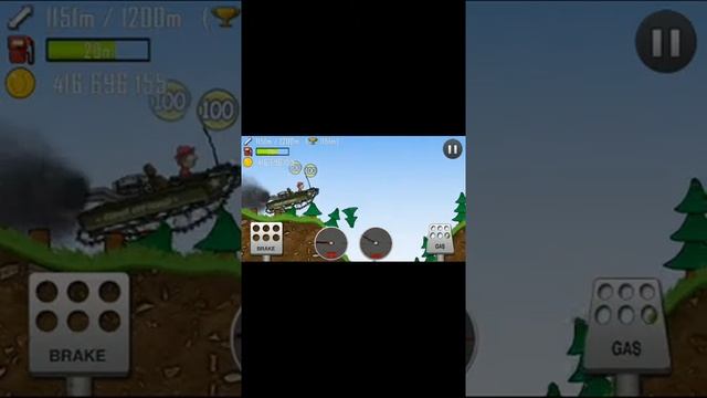 Игра -"Hill Climb Racing