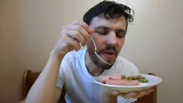 ОБЖОР СОСИСКИ СОЧНЫЕ ПАПА МОЖЕТ ОСТАНКИНО, ЗЕЛЁНЫЙ ГОРОШЕК БОНДЮЭЛЬ