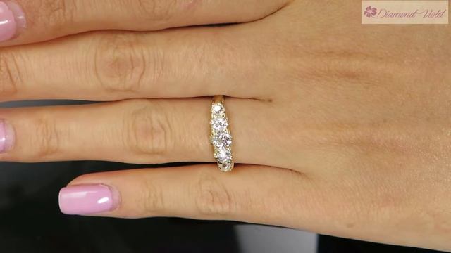 0 85CT ANTIQUE VINTAGE DIAMOND ENGAGEMENT WEDDING ANNIVERSARY RING BAND 18K