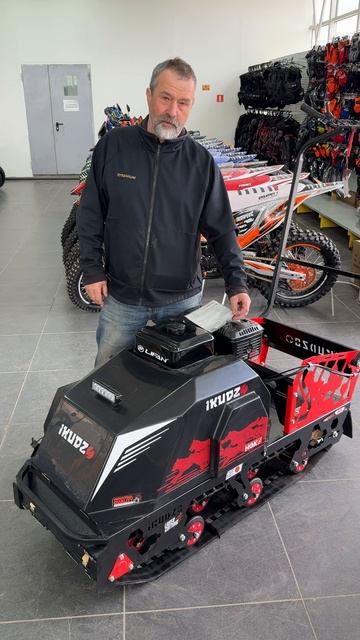 МОТОБУКСИРОВЩИК IKUDZO 1450/500 EK15 LIFAN V 2.0! Купил в мотосалоне X-MOTORS г. Уфа