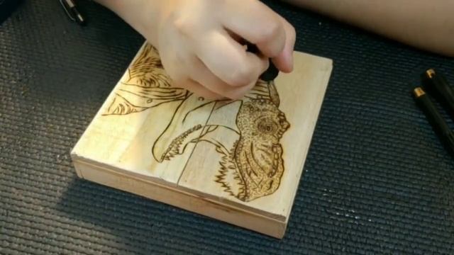 Jurassic Wood Burning