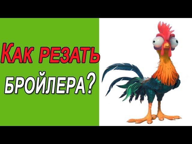 Как резать бройлера | Забой кур в домашних условиях