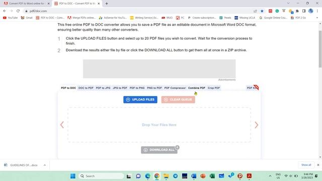 How to convert PDF to Word and any other file formats