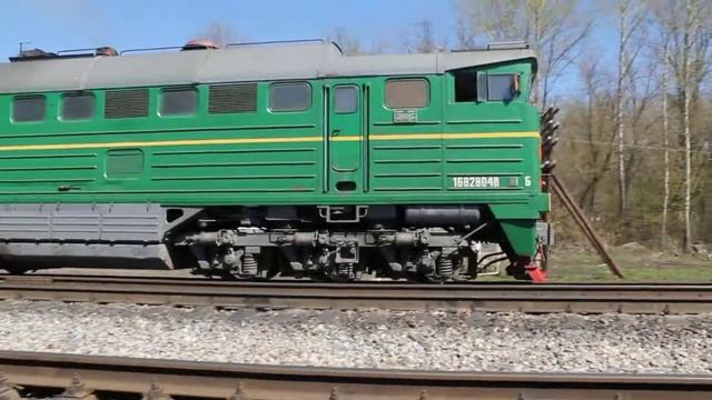 2тэ116-1605 отправляется со ст. Вослебово