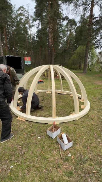 Воссоздание ротонды. Вшивая горка. Киржач.