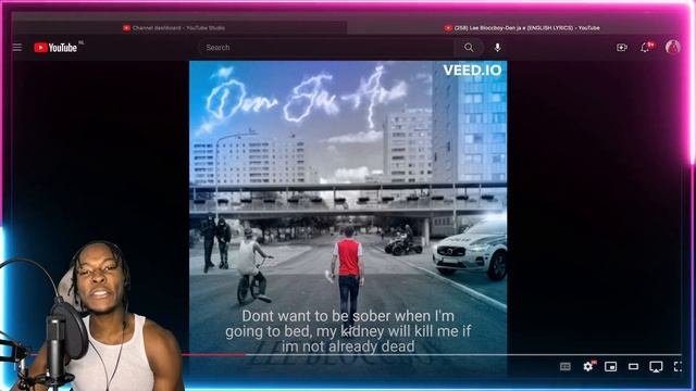 AMERICAN REACTS TO SWEDISH DRILL RAP! Lee Bloccboy-Den Ja E (ENGLISH LYRICS)