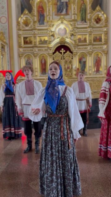 В храме Вознесения Господня в Перми...