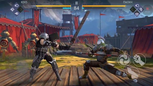 Shadow Fight 3 победил палача бой с сержантом шедоу файт 3 бой с тенью 3