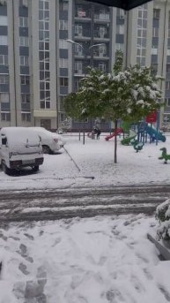 ооой смотрите снежок пошла❄❄#snow #winter #amazing