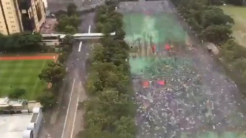 Миллионы протестуют в Гонконге 18.08.2019