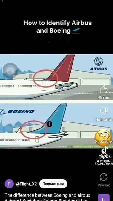 как отличается boeing от airbus