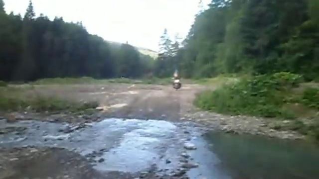 Дорога на Манявский водопад.