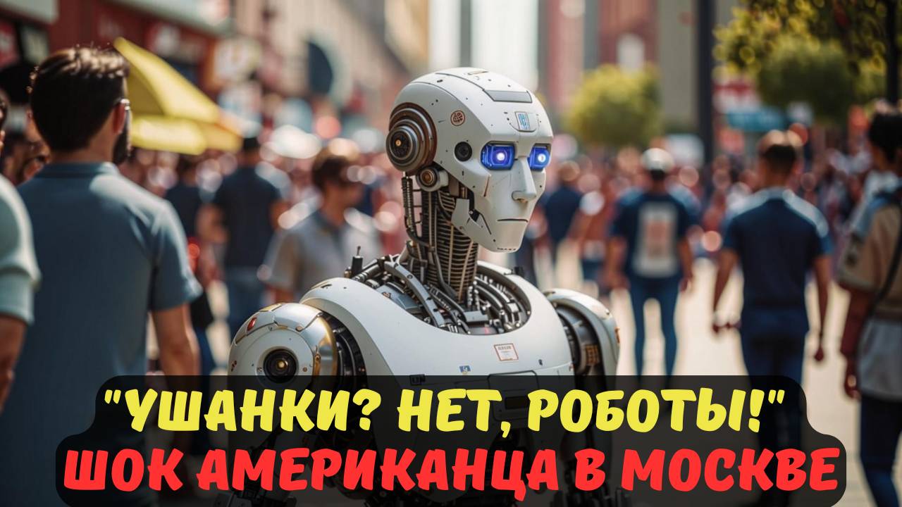 "УШАНКИ? НЕТ, РОБОТЫ!" ШОК АМЕРИКАНЦА В МОСКВЕ
