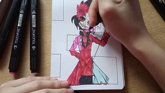 SPEEDDRAW ALASTOR | HAZBIN HOTEL |болтливое видео|