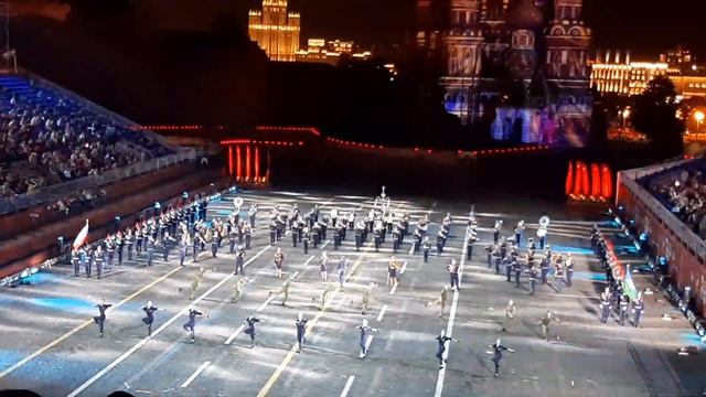 Фестиваль "Спасская башня".  Сводный оркестр ВДВ. Красная площадь. 31.08.2021