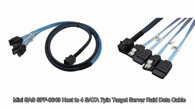 Starte Internal HD Mini SAS SFF-8643 Cable for SAS backplane