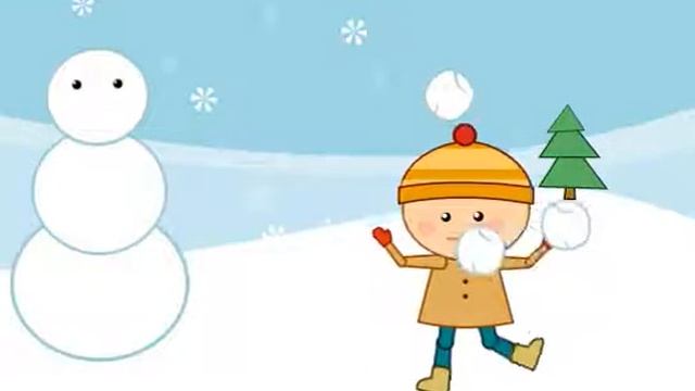 Двигающися снеговик