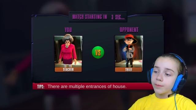 Family Play (Семейный ТВ) - ИГРАЮ за Мисс Ти ОНЛАЙН Злая Учительница Scary Teacher 3D