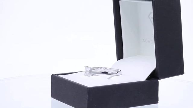 Cathedral Princess Cut Solitaire Featuring a 1 Carat Lab Diamond | Ada Diamonds