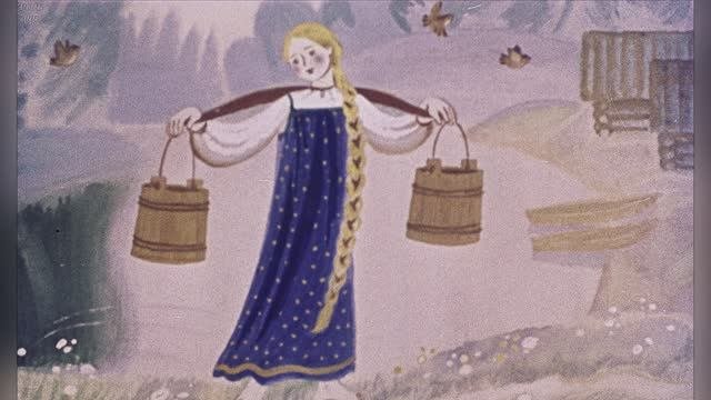 Серебряное блюдечко и наливное яблочко — Русская народная сказк