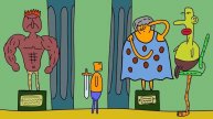 (АНИМАЦИЯ) КВАДРАТНОГОЛОВЫЙ 1 СЕЗОН 3 СЕРИЯ. 1/3