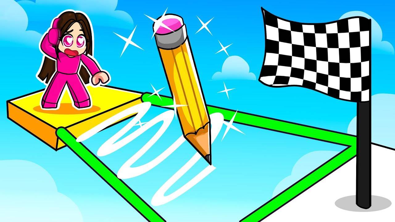 Я ЧУТЬ НЕ УМЕРЛА В ЭТОМ ОББИ! (Нарисуй Обби Roblox)