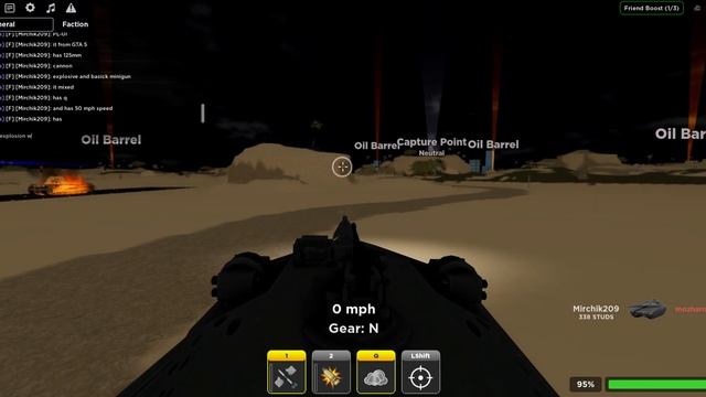 showcase new tank PL-01 in Roblox (War tyccon)
