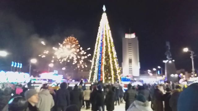 Новогодний салют 2020. Владивосток