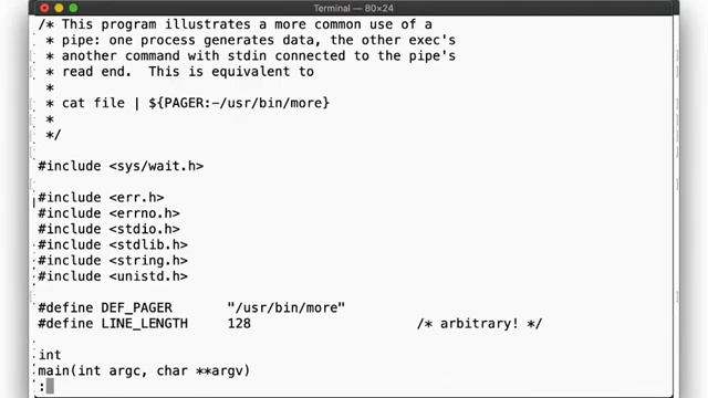 UNIX24_8_3 Advanced Programming in the UNIX Environment_ Week 08, Segment 3 - Pipes and FIFOs
